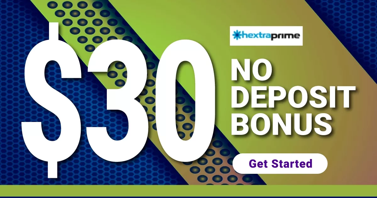 Hextra Prime 30 USD No Deposit Free Bonus